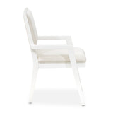 Palm Gate Cloud White/Cream Arm Chair (Set of 2) - Ornate Home