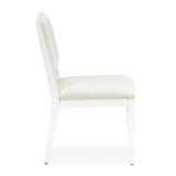 Palm Gate Cloud White/Cream Side Chair (Set of 2) - Ornate Home