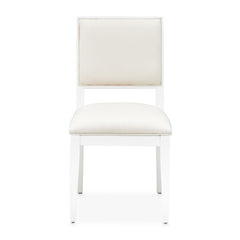 Palm Gate Cloud White/Cream Side Chair (Set of 2) - Ornate Home