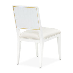 Palm Gate Cloud White/Cream Side Chair (Set of 2) - Ornate Home