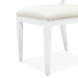 Palm Gate Cloud White/Cream Side Chair (Set of 2) - Ornate Home