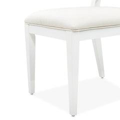 Palm Gate Cloud White/Cream Side Chair (Set of 2) - Ornate Home