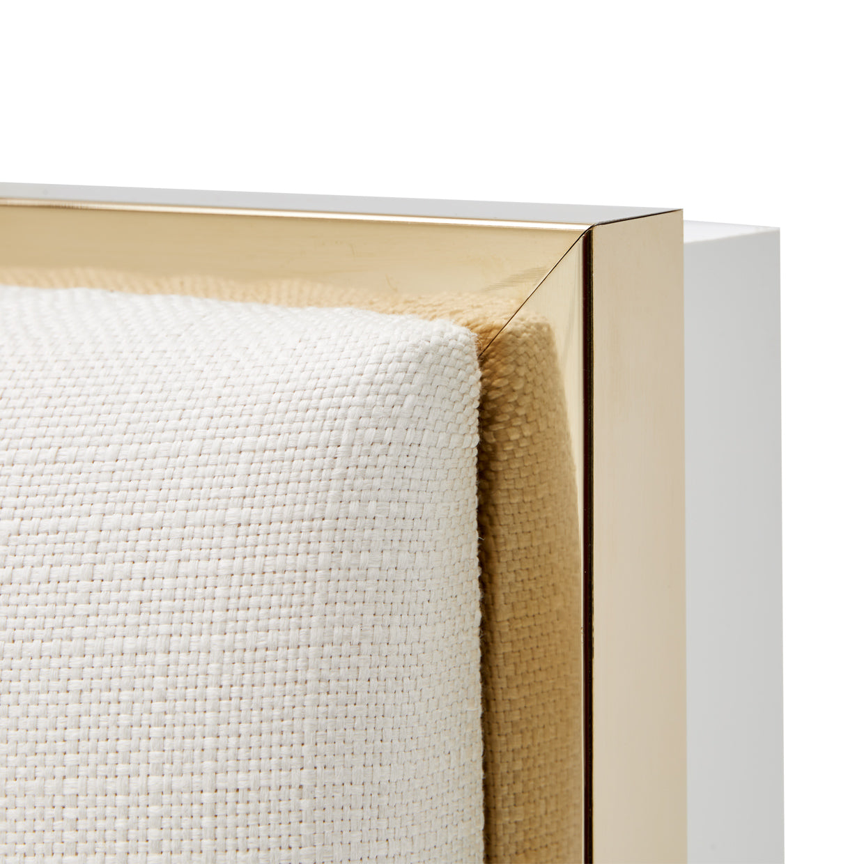Palm Gate Cloud White/Cream Upholstered Bed - Ornate Home