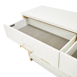 Palm Gate Cloud White Dresser - Ornate Home