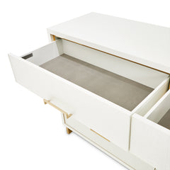 Palm Gate Cloud White Dresser - Ornate Home