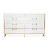 Palm Gate Cloud White Dresser - Ornate Home