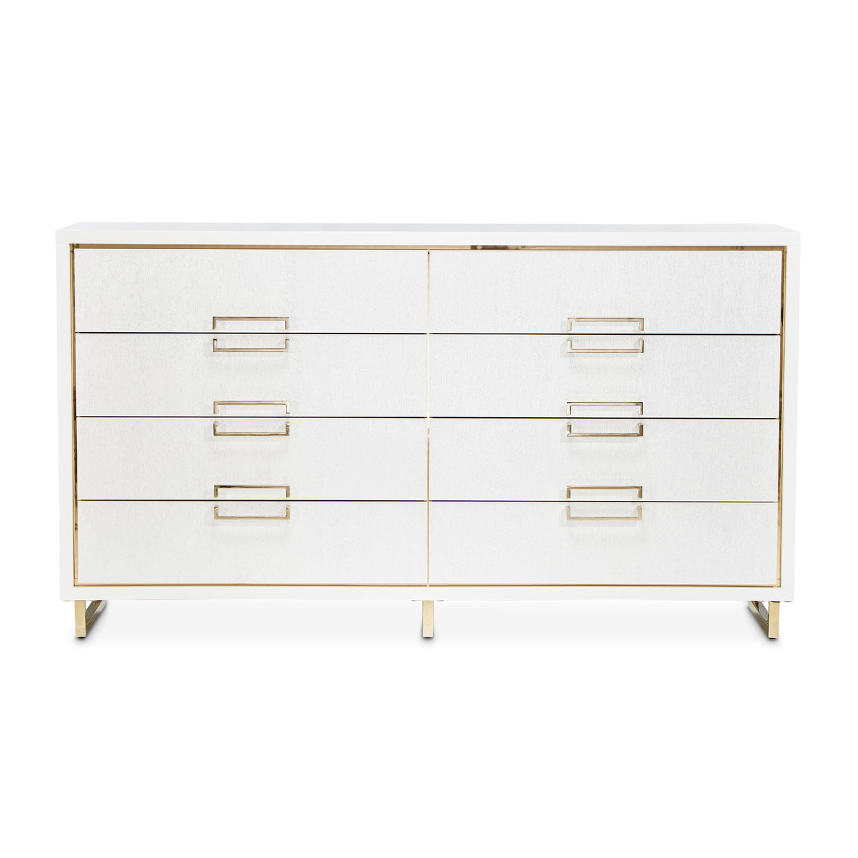 Palm Gate Cloud White Dresser - Ornate Home