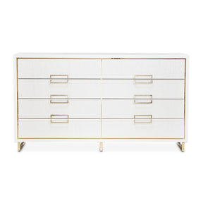 Palm Gate Cloud White Dresser - Ornate Home