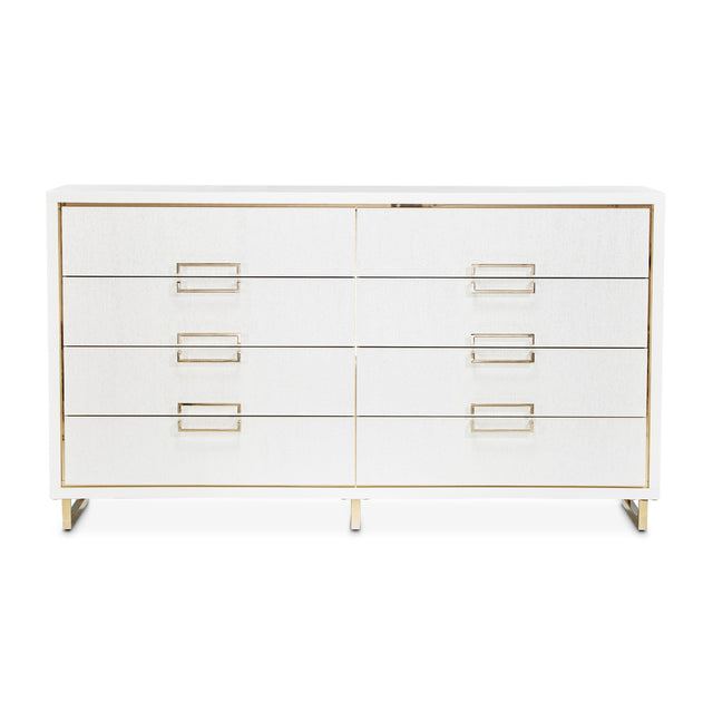 Palm Gate Cloud White Dresser - Ornate Home