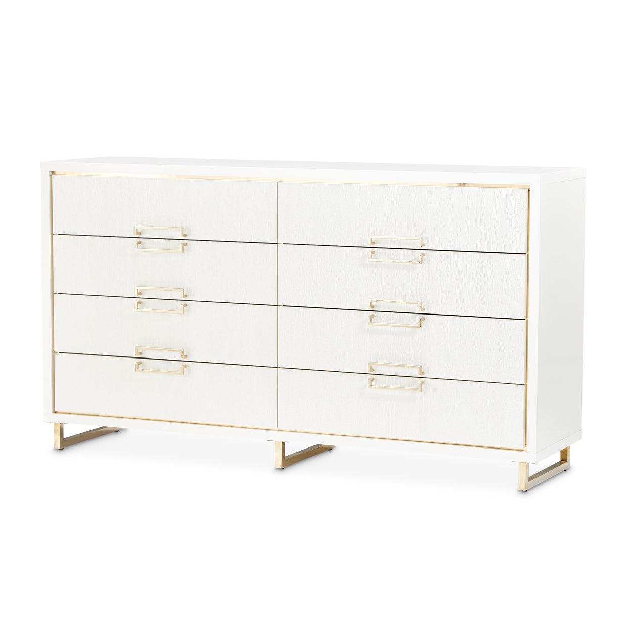 Palm Gate Cloud White Dresser - Ornate Home
