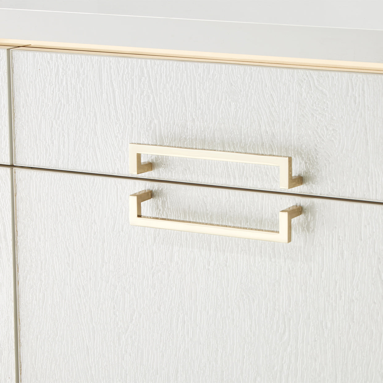 Palm Gate Cloud White Media Cabinet - Ornate Home