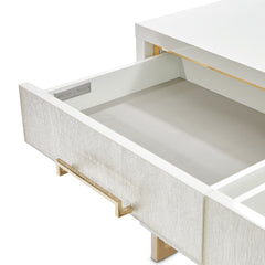 Palm Gate Cloud White Media Cabinet - Ornate Home