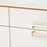 Palm Gate Cloud White Media Cabinet - Ornate Home