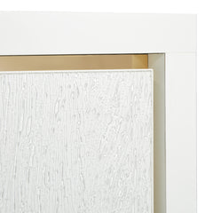 Palm Gate Cloud White Nightstand - Ornate Home