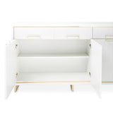 Palm Gate Cloud White Sideboard - Ornate Home