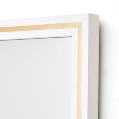 Palm Gate Cloud White Wall Mirror - Ornate Home