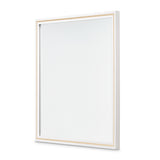 Palm Gate Cloud White Wall Mirror - Ornate Home