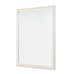 Palm Gate Cloud White Wall Mirror - Ornate Home