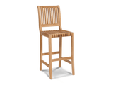 Palm Teak Outdoor Bar Height Dining Chair - Ornate Home
