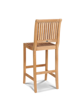 Palm Teak Outdoor Bar Height Dining Chair - Ornate Home