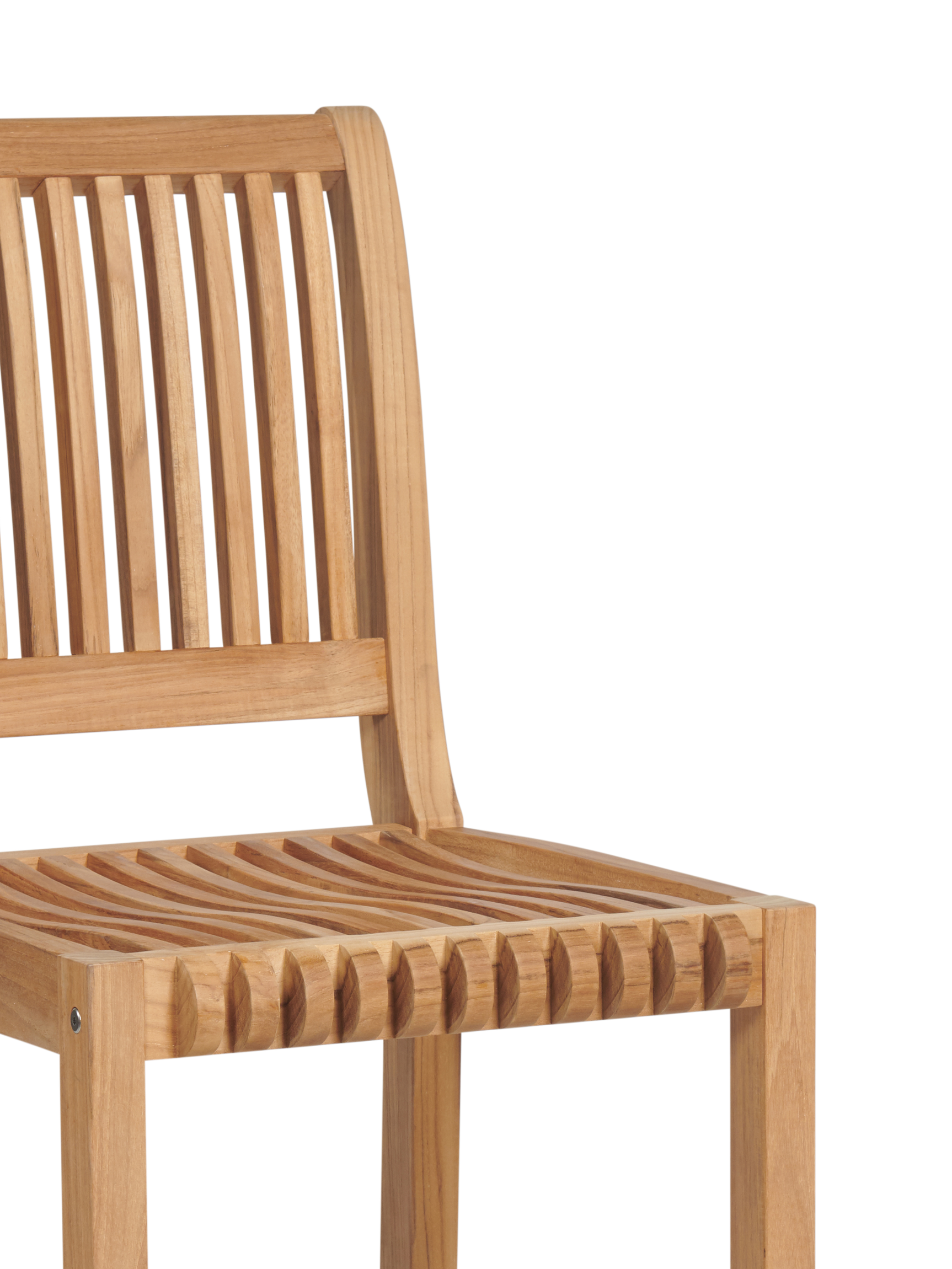 Palm Teak Outdoor Bar Height Dining Chair - Ornate Home