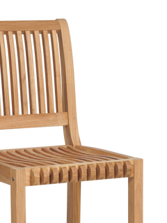 Palm Teak Outdoor Bar Height Dining Chair - Ornate Home