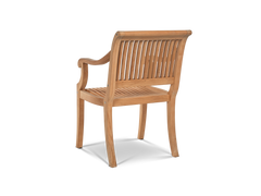Palm Teak Outdoor Dining Armchair - Ornate Home