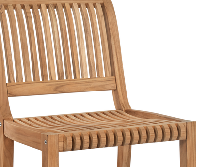 Palm Teak Outdoor Dining Chair - Ornate Home