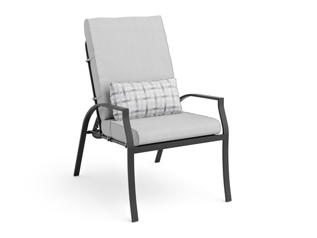Palma Black/Gray Outdoor Dining Chair - Ornate Home