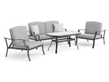 Palma Black/Gray Patio Set - Ornate Home