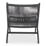 Palma Black Outdoor Lounge Chair - Ornate Home