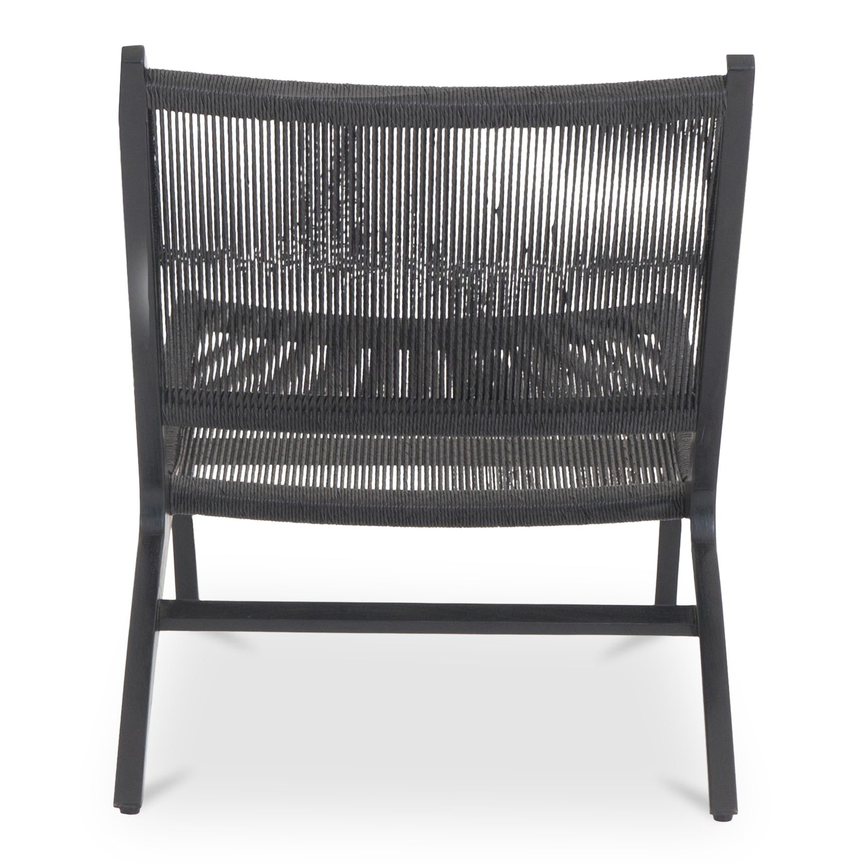 Palma Black Outdoor Lounge Chair - Ornate Home