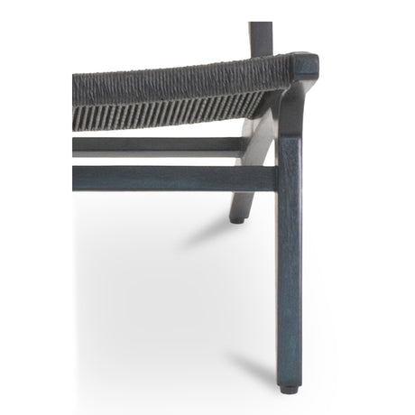 Palma Black Outdoor Lounge Chair - Ornate Home