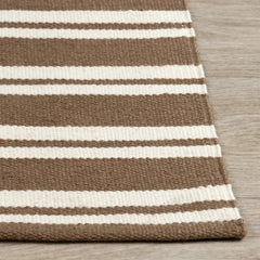 Palma Coconut Brown/Ivory 2.6'x8' Performance Rug - Ornate Home