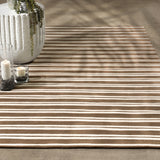 Palma Coconut Brown/Ivory 8'x10' Performance Rug