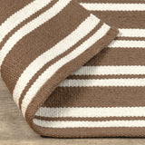Palma Coconut Brown/Ivory 9'x12' Performance Rug