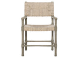 Palma Light Grey Wash/Rustic Grey Arm Chair - Ornate Home