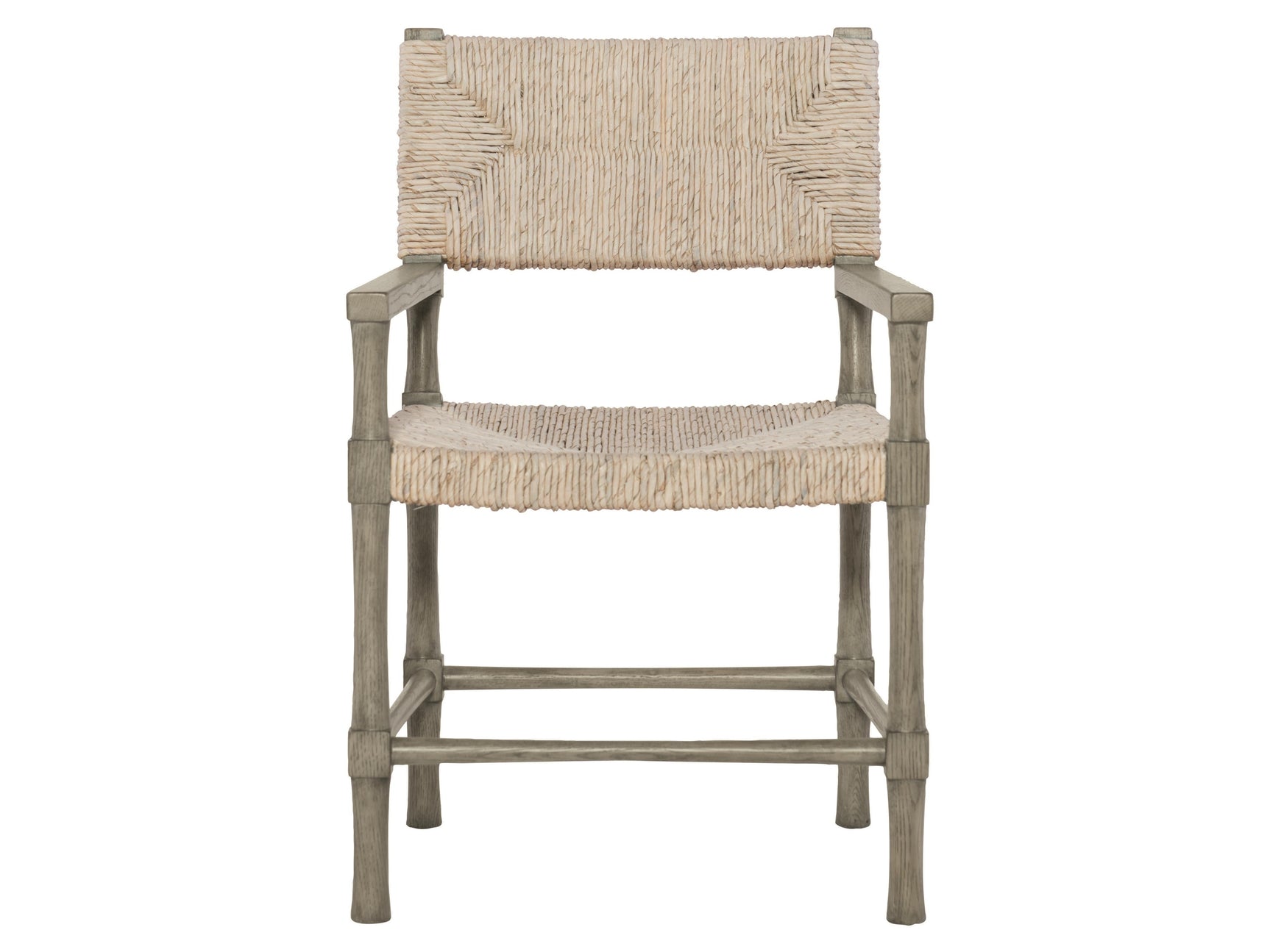 Palma Light Grey Wash/Rustic Grey Arm Chair - Ornate Home