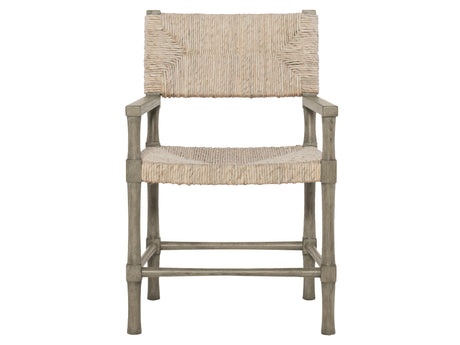 Palma Light Grey Wash/Rustic Grey Arm Chair - Ornate Home