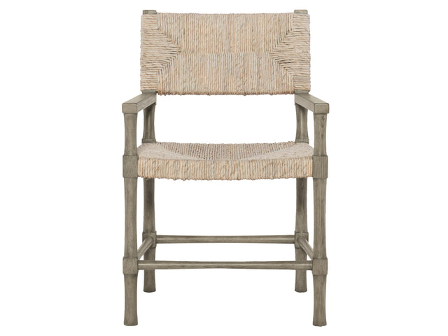 Palma Light Grey Wash/Rustic Grey Arm Chair - Ornate Home