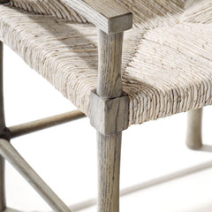Palma Light Grey Wash/Rustic Grey Arm Chair - Ornate Home
