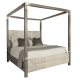 Palma Rustic Grey King Canopy Bed - Ornate Home