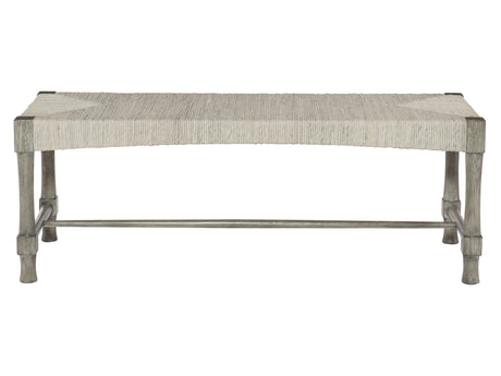 Palma Rustic Grey/Light Gray Wash Bench - Ornate Home