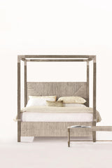 Palma Rustic Grey/Light Gray Wash Bench - Ornate Home