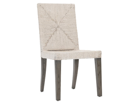 Palma Rustic Grey/Light Grey Wash Fabric Side Chair - Ornate Home