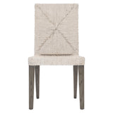 Palma Rustic Grey/Light Grey Wash Fabric Side Chair - Ornate Home