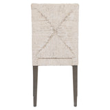 Palma Rustic Grey/Light Grey Wash Fabric Side Chair - Ornate Home