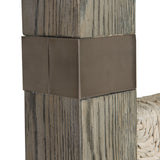 Palma Rustic Grey/Light grey Canopy King Bed - Ornate Home