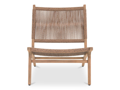 Palma Warm Brown Outdoor Lounge Chair - Ornate Home