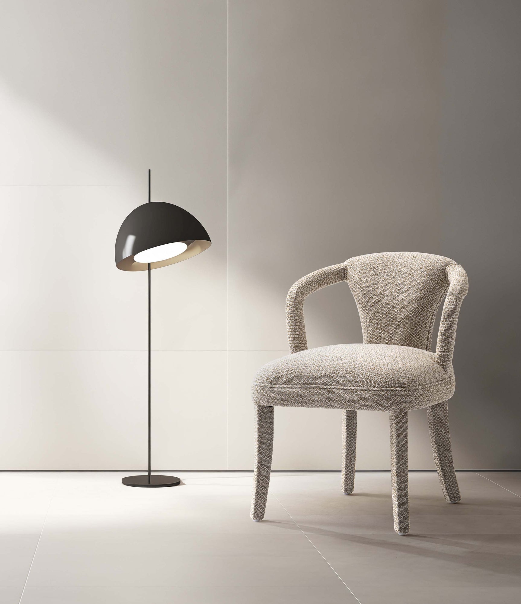 Palmer Dining Armchair in Gold Dust - Ornate Home